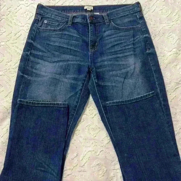 J. Crew Dark Blue Women Jeans - Picture 9 of 10